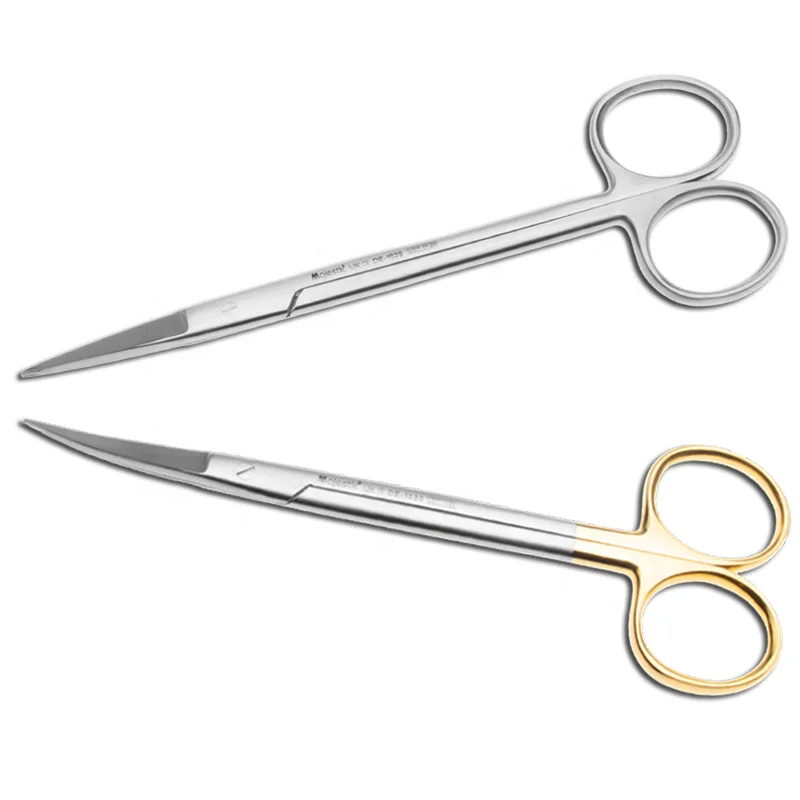 Metzenbaum хирургические ножницы для стоматологических хирургических инструментов из нержавеющей стали медицинские изогнутые прямые стоматологические величественные