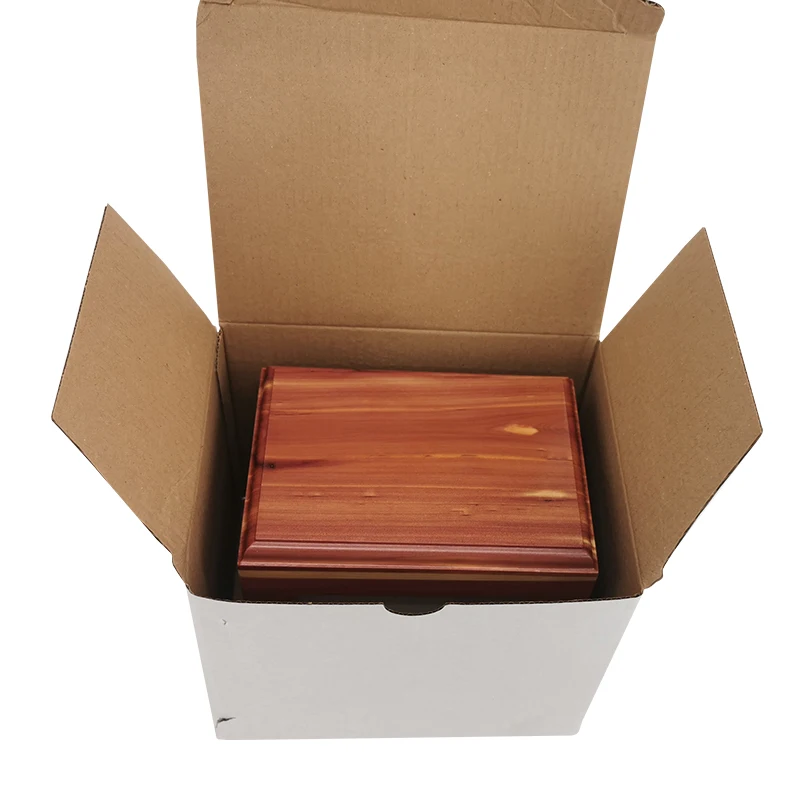 wooden cremation bone ashes coffin animal cinerary casket Cremation Pet Box
