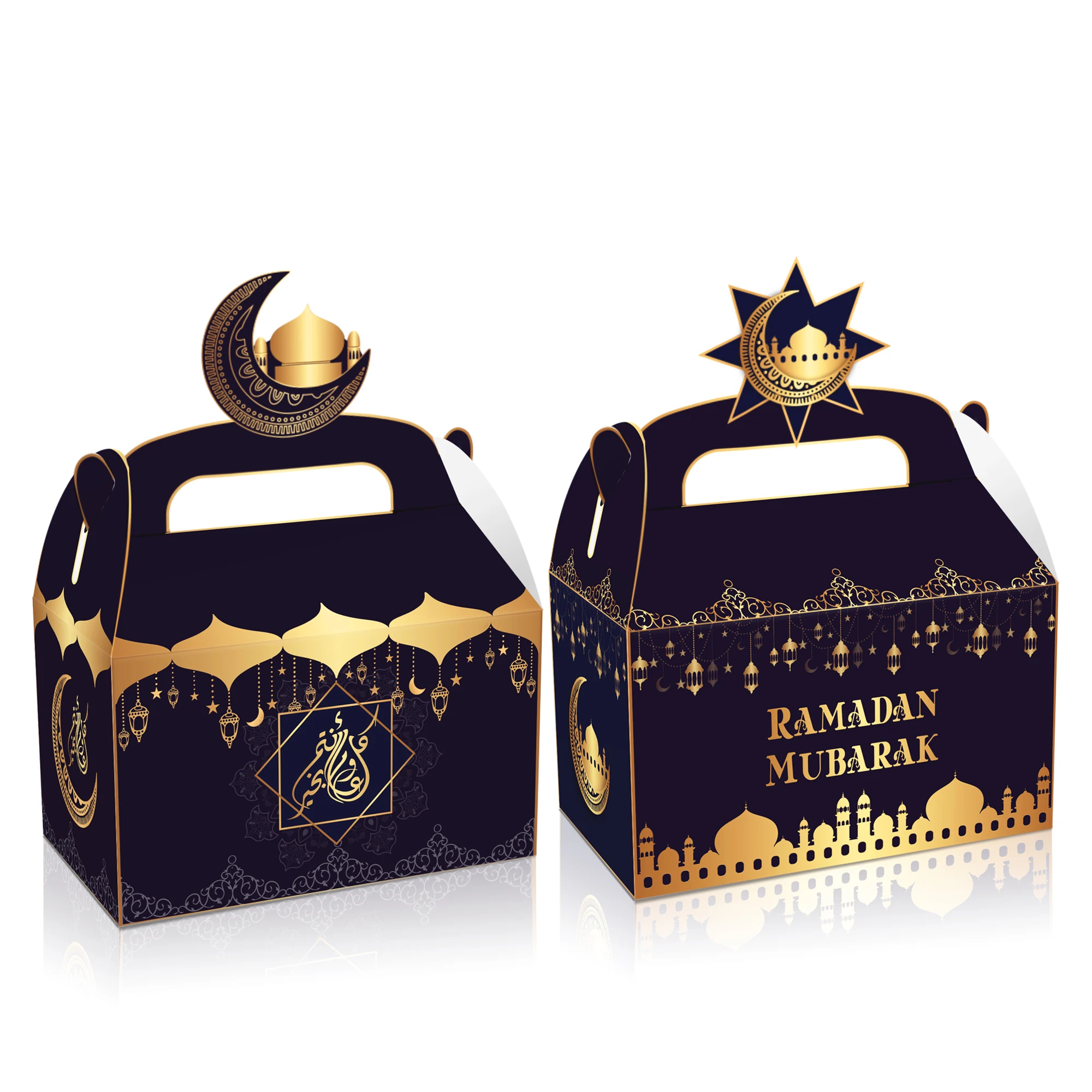 Party Gift Cake Goodies Treat Paper Box for Ramadan Party Supplies