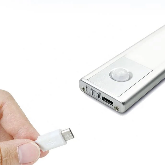 Battery Electric Wardrobe Light Kitchen Touch Motion Sensor LED Over Cabinet Lighting//