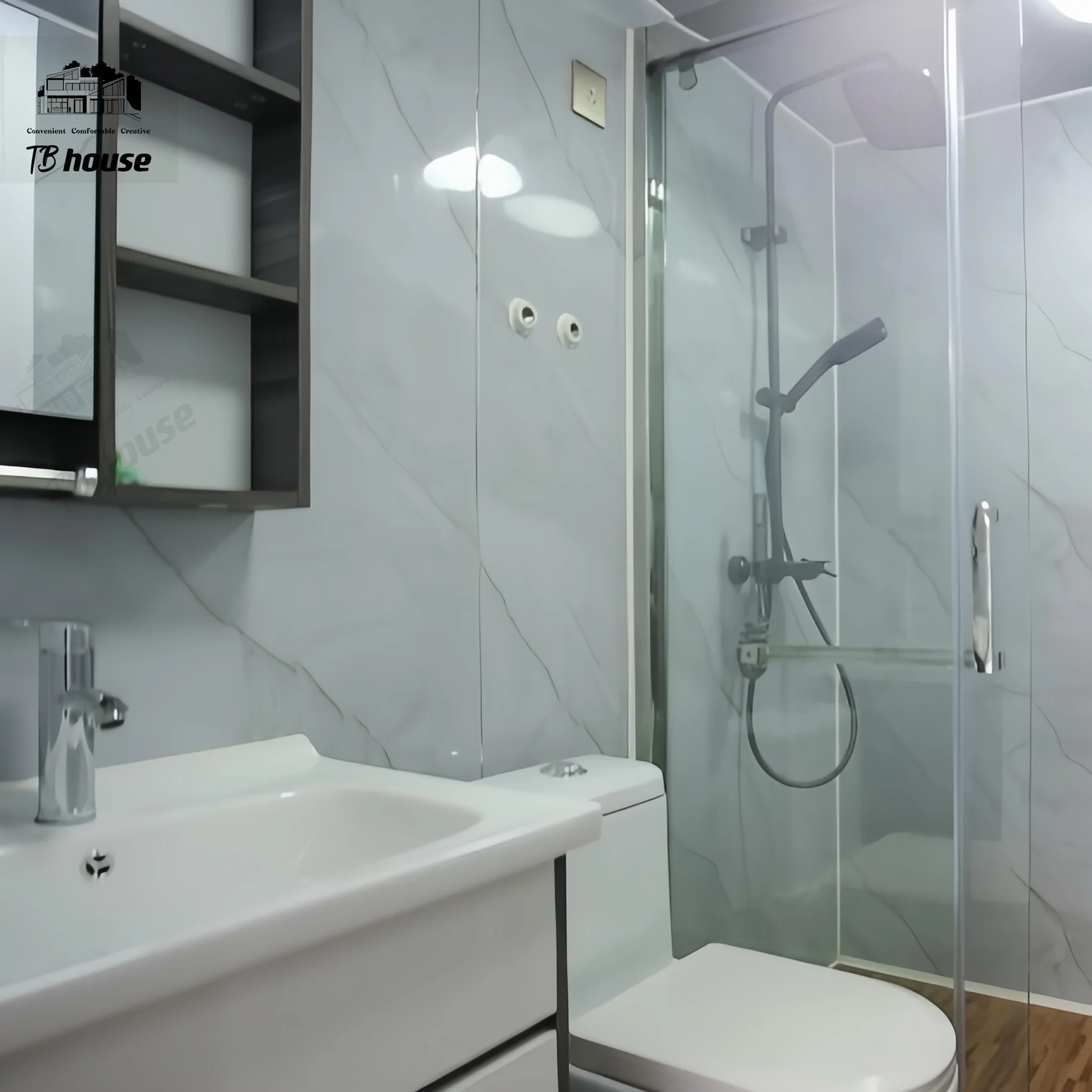 Integrated Tiny Housing Residential Office Travel Luxury Modern Prefabricated Can Be Disassembled