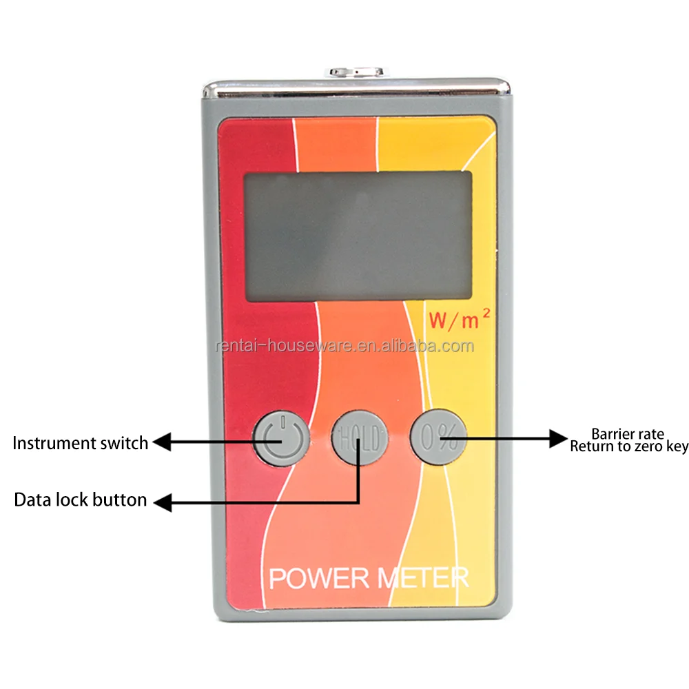 Custom IR Infrared Power Meter Tester Solar Power Meter Spectral wavelength Power Meter