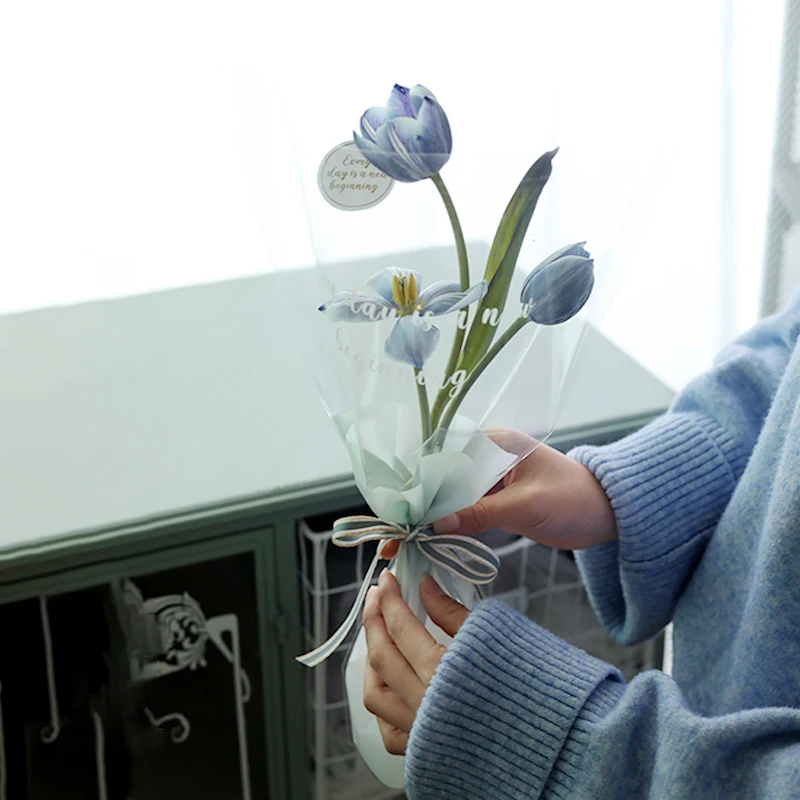 Лидер продаж недорогой Водонепроницаемый Цветочный пластиковый бумажный цветочный рукав для