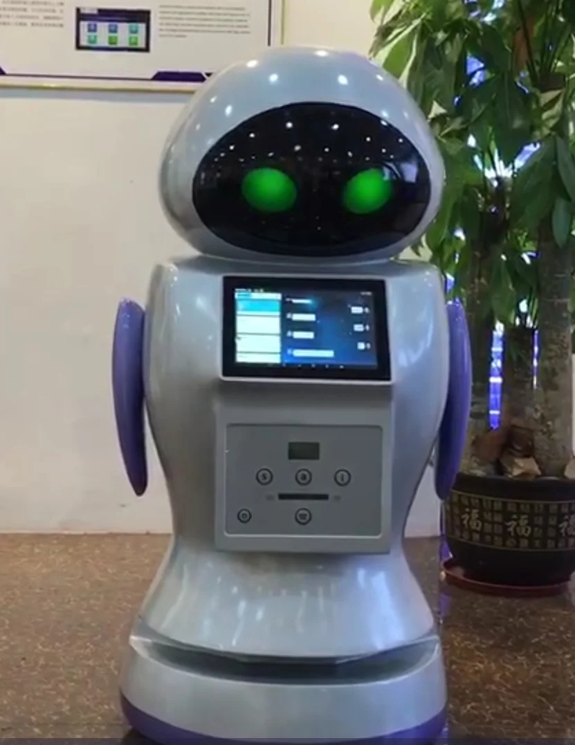 Provide a variety of configurations of the hotel reception delivery service robot