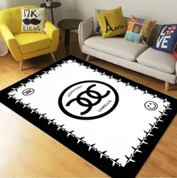 Pattern customization carpet of the well-known brand custom design carpet mat in the bathroom non-slip mat