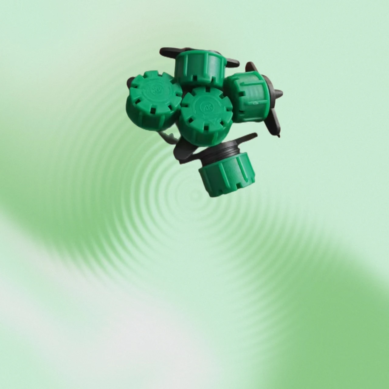 High Quality Adjustable 8 Hole Water Emitter Micro Irrigation Dripper  For Irrigation Sprinkler