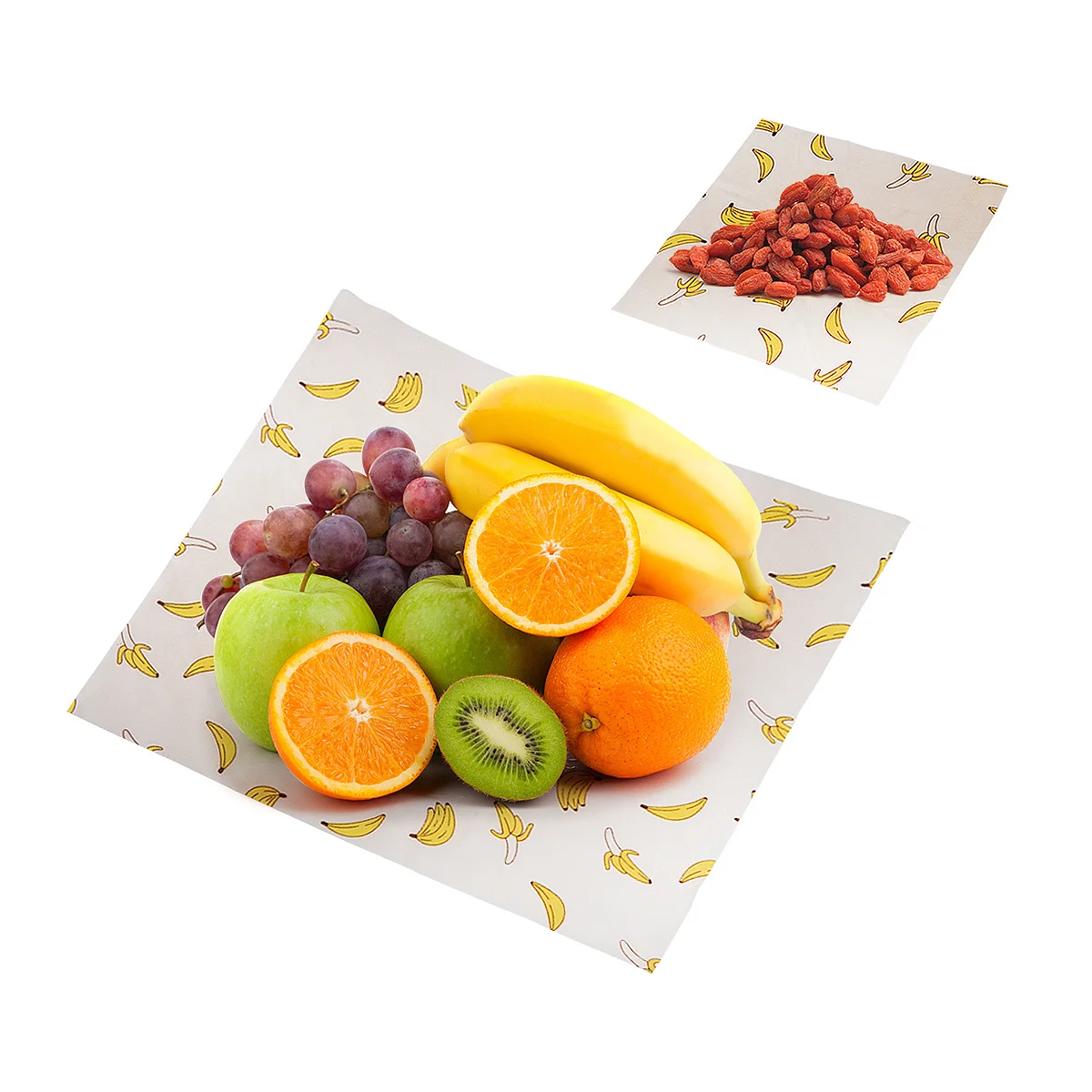 
2020 hot sale bees food wraps 100% cutton beeswax jojoba oil painting eco friendly resuable products for food 