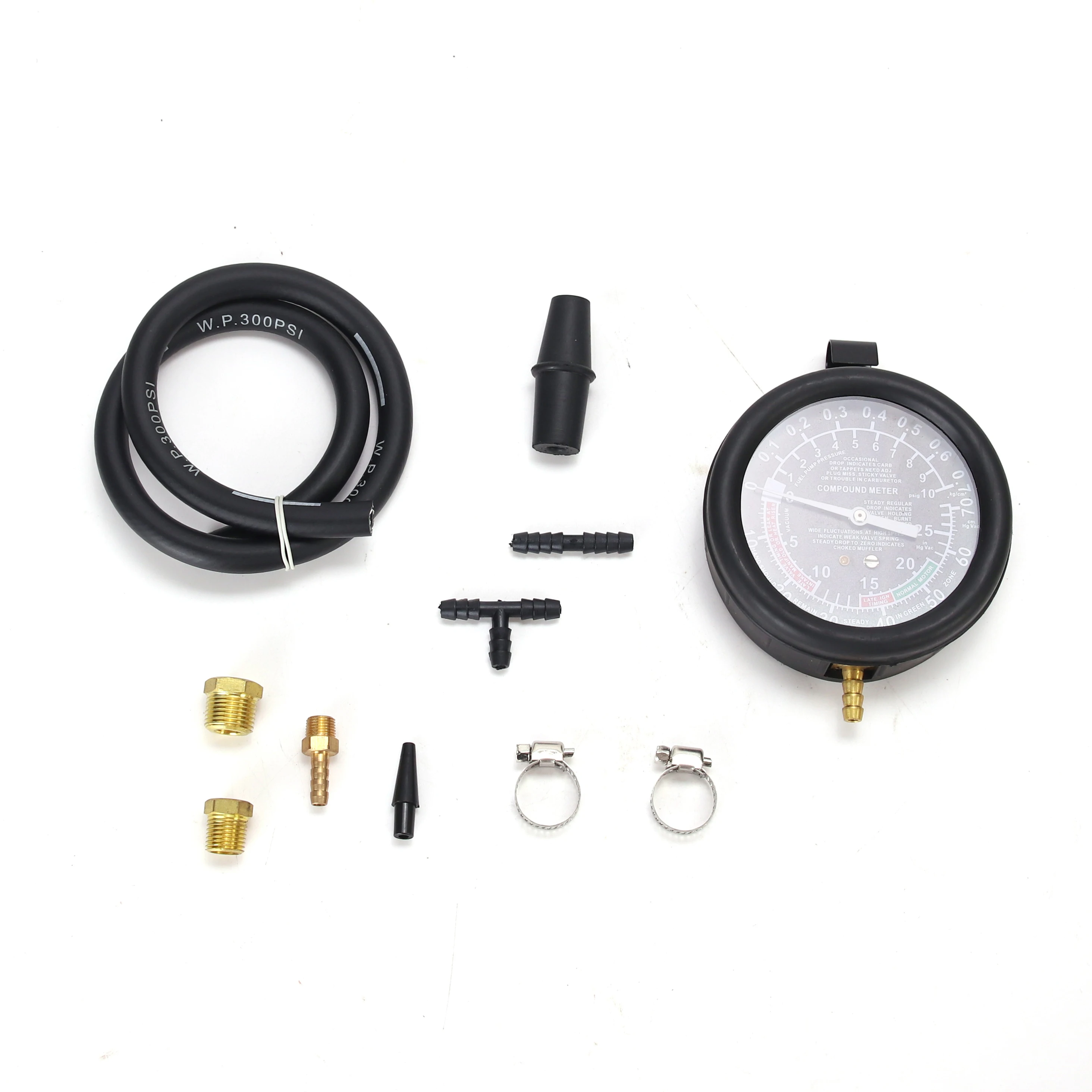 Engine Vacuum Pressure Tester  Fuel Pump Vacuum Tester Carburetor Valve Pressure Tester Gauge Kit Car Truck