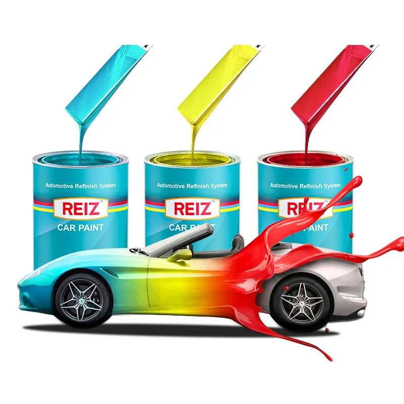 Reiz Acrylic 2k Auto Color Paint Repair Refinish Pu Manufacturer China Car Paint Spray For Auto Paint Mixing Machine