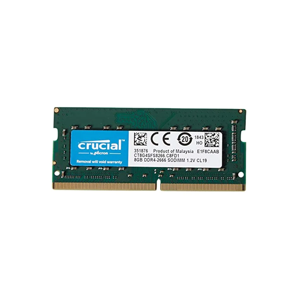 CT8G4SFS832A 8GB 260-Pin DDR4 SODIMM DDR4 3200Mbps PC4 25600 Laptop Memory