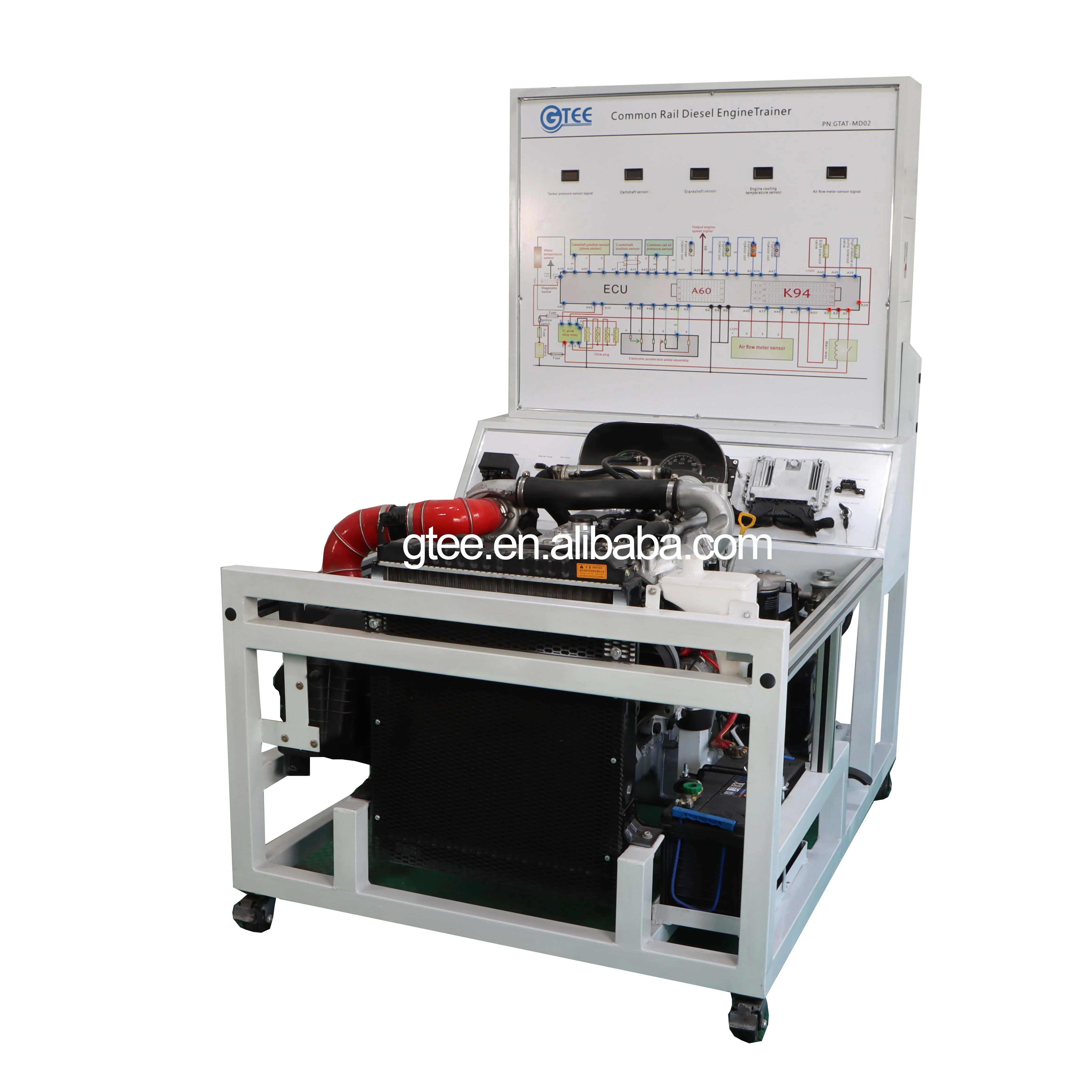 School laboratory equipment Common Rail Diesel Engine Trainer