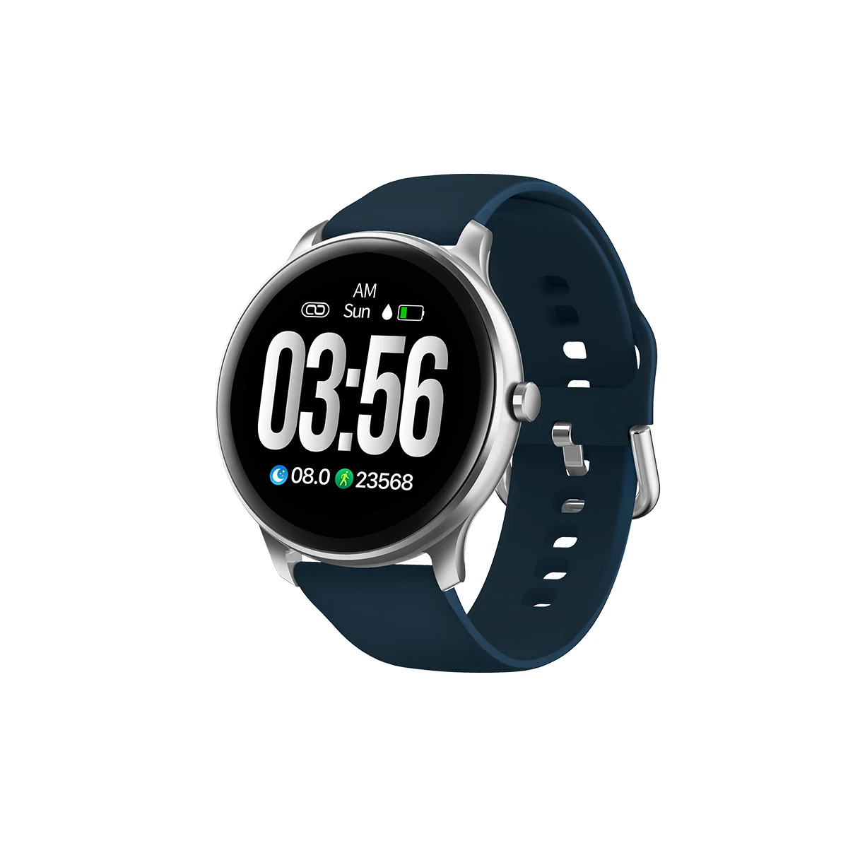 Kingwear G5 Best Selling Smart Watch Zinc Alloy Case and Silicone Strap Color Display Waterproof Device Wrist Smart Watch