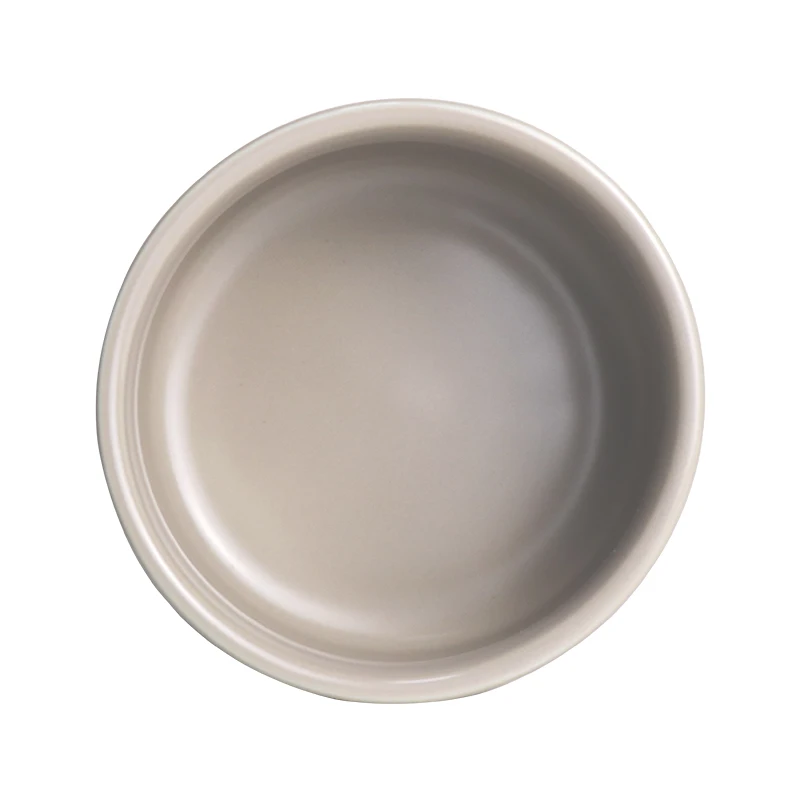 Restaurant Dishes Straight Bowls 10X6Cm Crockery Ceramic Rice Salad Cereals Noodle Bowl Serving Dishes For Catering