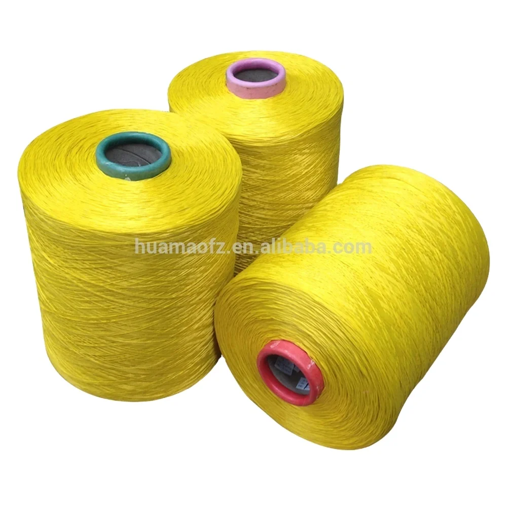 PP twisted yarn 1000D 60-150TPM colour fdy high strength high toughness