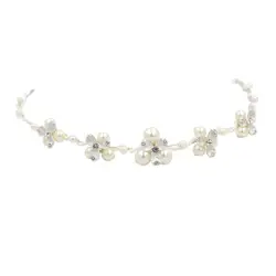 Оптовая продажа, фабрика, жемчужные бисеры, Двойная Цепочка, свадебные украшения для волос