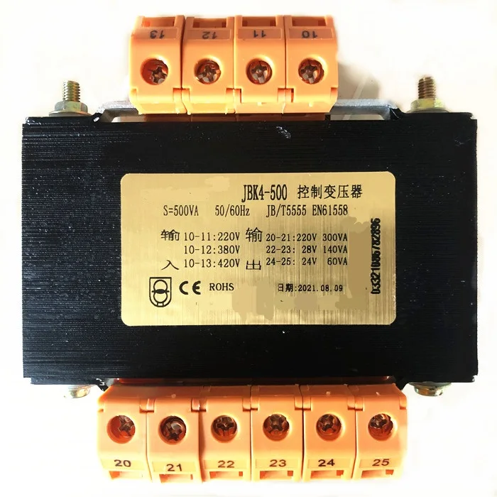 1.6KW voltage can be customized power transformer JCY5-1600VA 380v110v12v machine tool control transformer