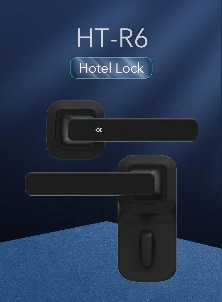 Security Keyless Ttlock High Quality Hotel Smart Door Handle Electronic Lock