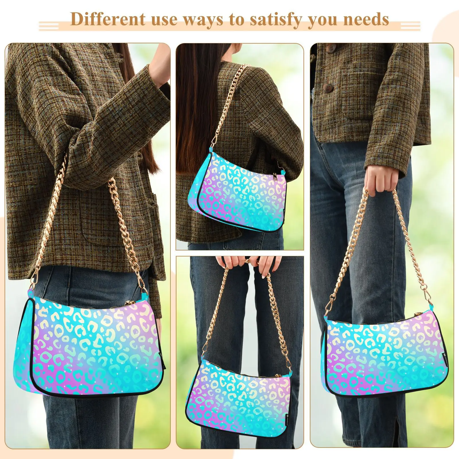 Wholesales Bling Bright Glitter Custom Diamond Fashion Handbags Leather Crossbody Bags For Women