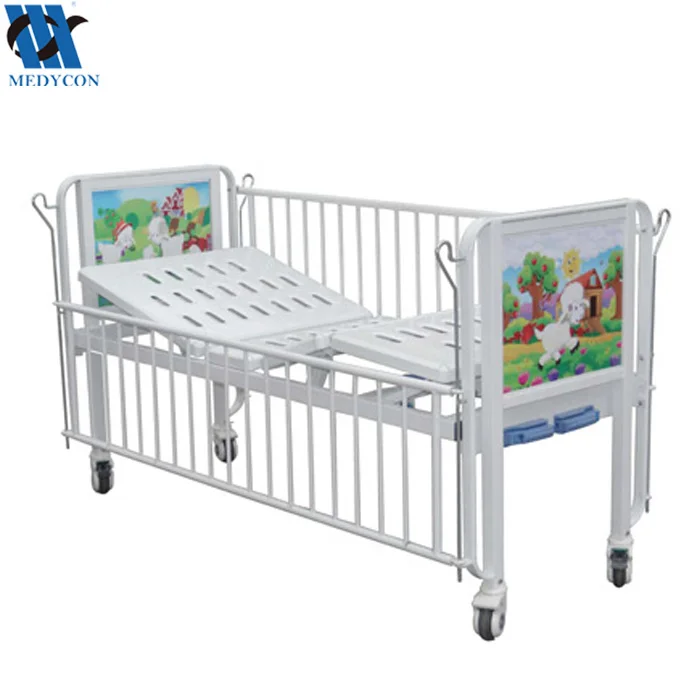 BDB01 Cartoon One Crank Hospital Bed Children Hospital Beds