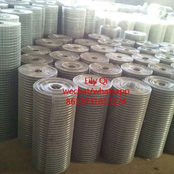 hot dipped galvanized hardware wire mesh panel telas de arames fabrica malla electro soldada para jaula rolls