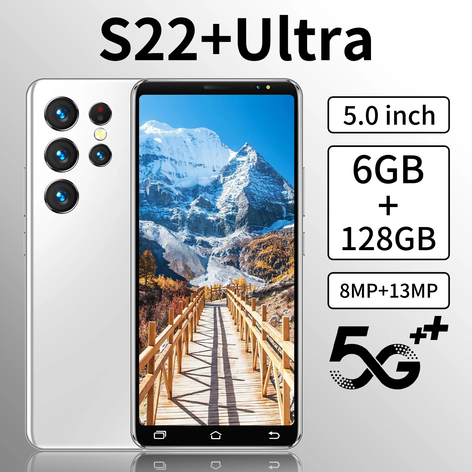 S22 Ultra Smart Android Phone 6800mah 5G Dual SIM Dual Standby Unlocked Smartphone