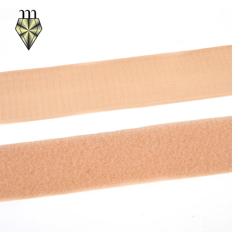 Лучшие продажи красочные крюк и петля полиэстер нейлон липкая задняя сильная липучка крепежная лента