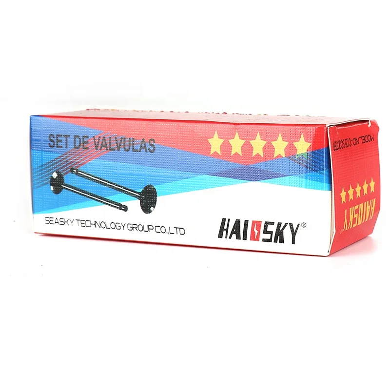 Haissky Hot Sale Motorcycle 150cc Engine Valve sets Inlet Valve/Outlet Valve for CG150