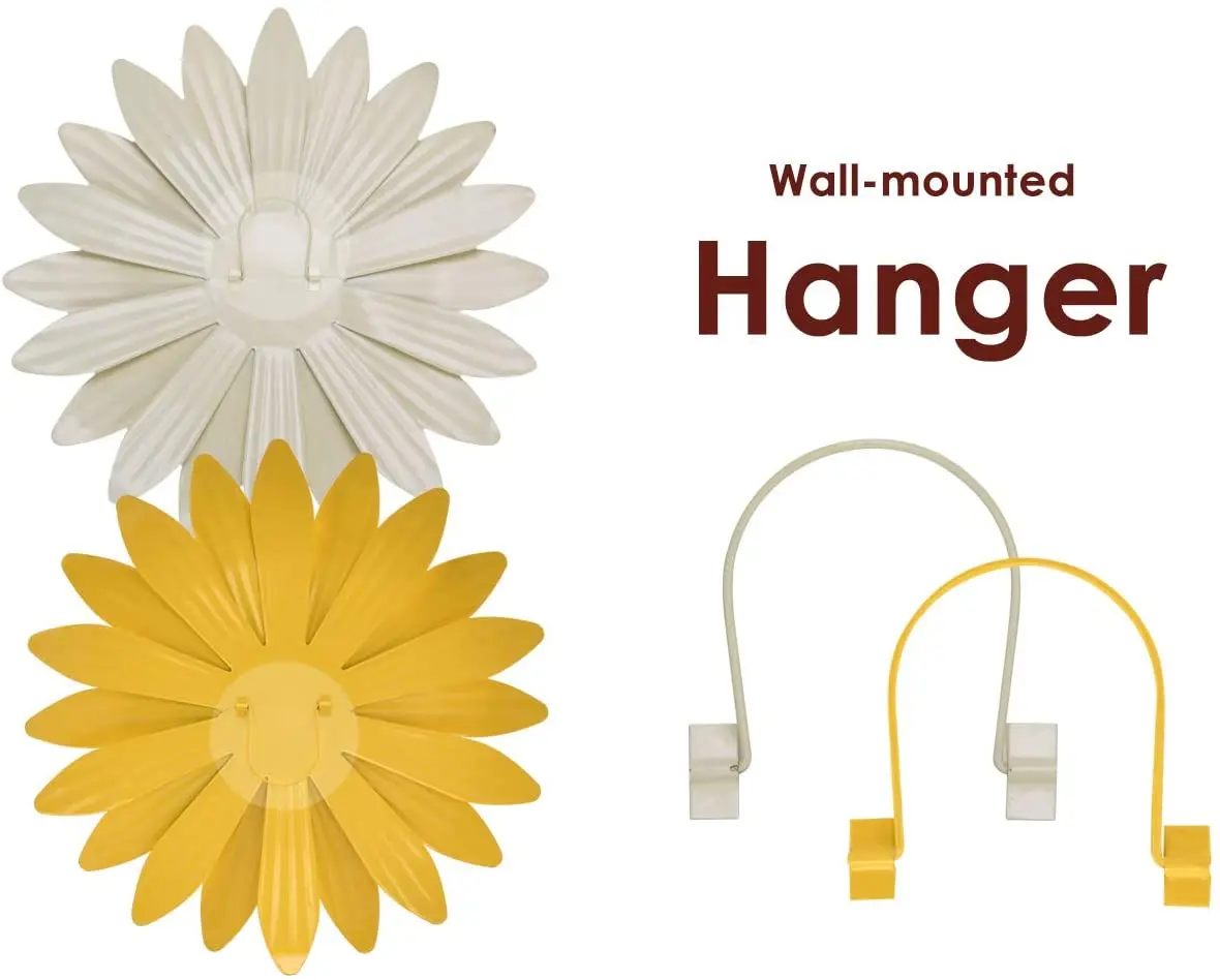 Metal Sunflowers wall decoration hanging in the bedroom living room bathroom office home decoration