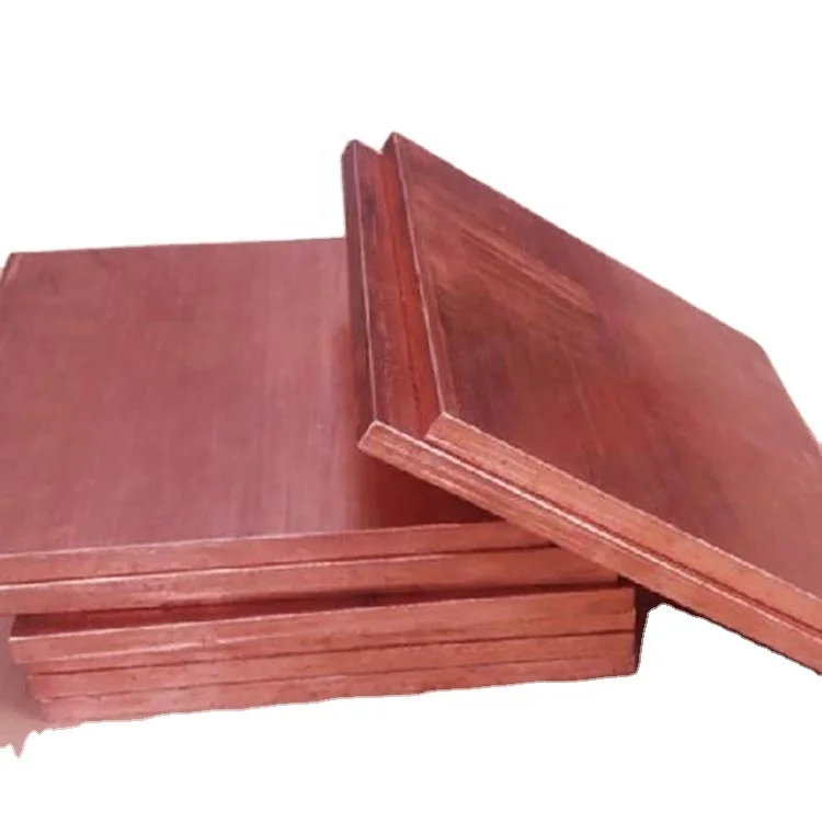 Factory direct sales from 500 kgs red copper sheet  C10100 C12000 copper plate