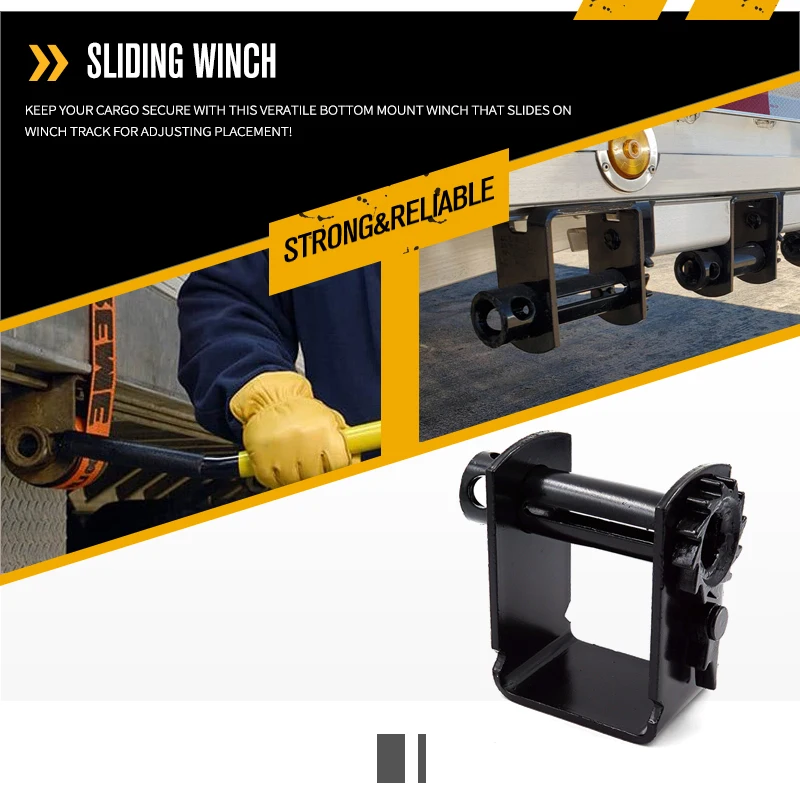 New mini truck mechanical lory manual operated portable car trailer vehicle stainless steel hand winch power