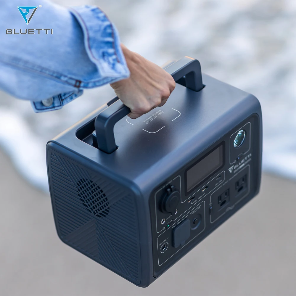 Bluetti 600W Portable Lifepo4 Battery Generator Emergency Solar Power Station