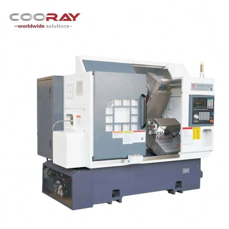 COORAY hot price CNC lathe machine High Precision Power Turret Full Form