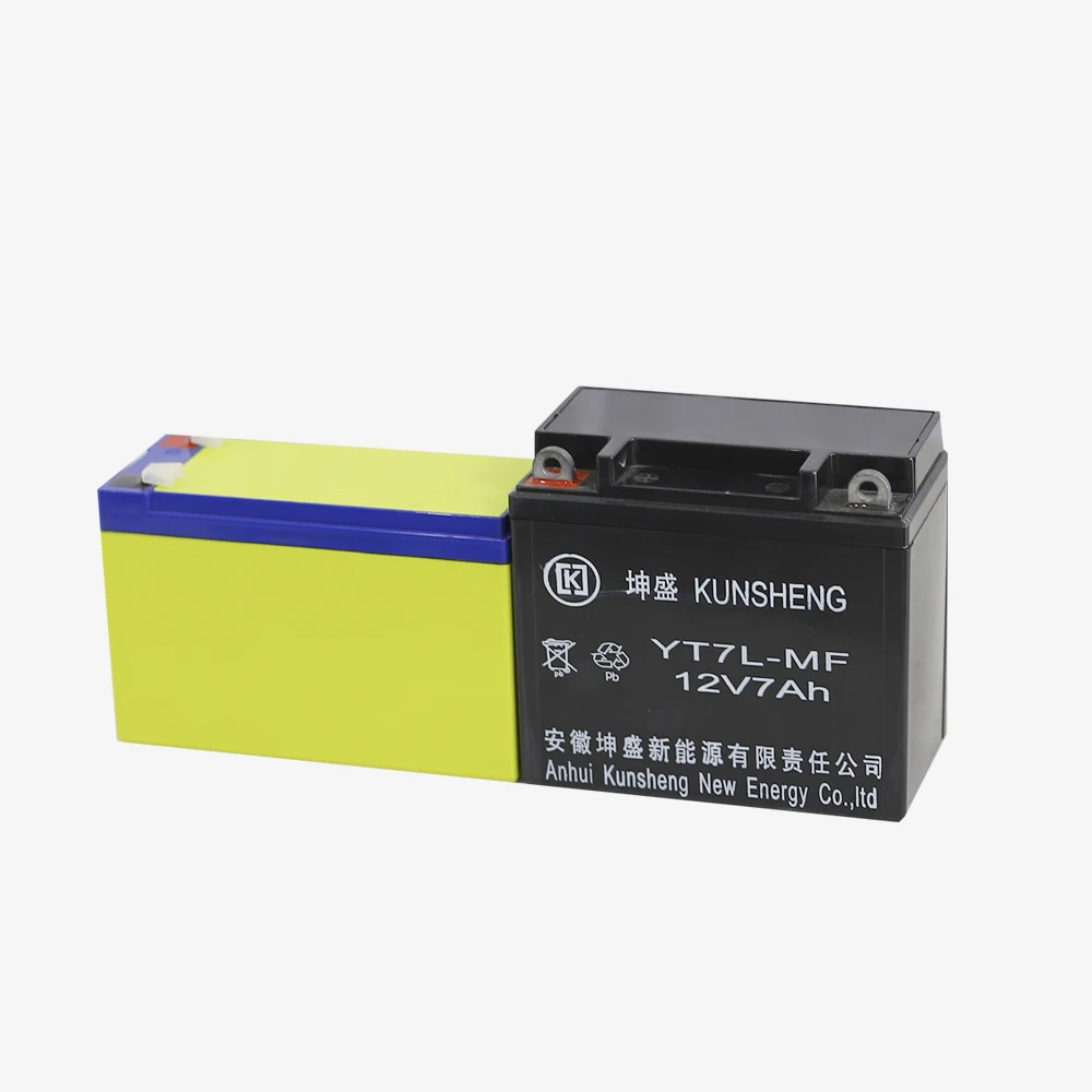 kunsheng 12v 5ah 6.5ah 7ah 9ah best quality motorcycle battery rechargeable agm autobike starting battery