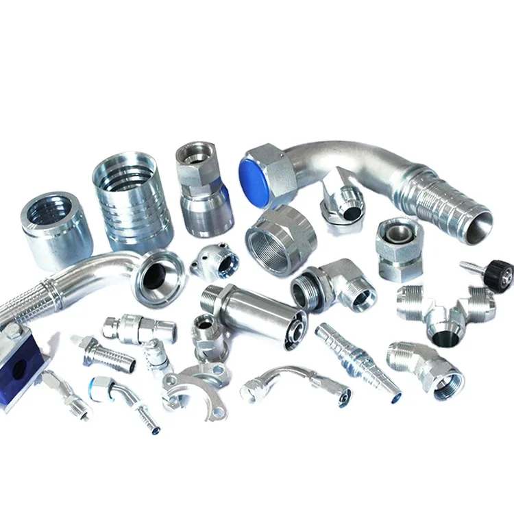 OEM (изготовитель комплектного оборудования) высоко-качественная BSP JIC Метрическая стали углерода гидровлический шланг труба фланец муфты фитинги гидравлических частей