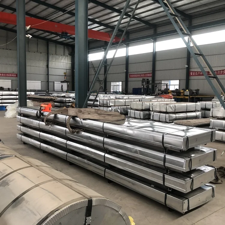 Оцинкованные гофрированные кровельные листы из гальванической стали, железный кровельный гофрированный металл gi