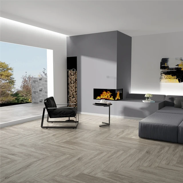 SAKEMI Factory Supply high quality 200*1000 Wood Floor Tile Wood Design Ceramic Tile Porcelain Floor Tiles