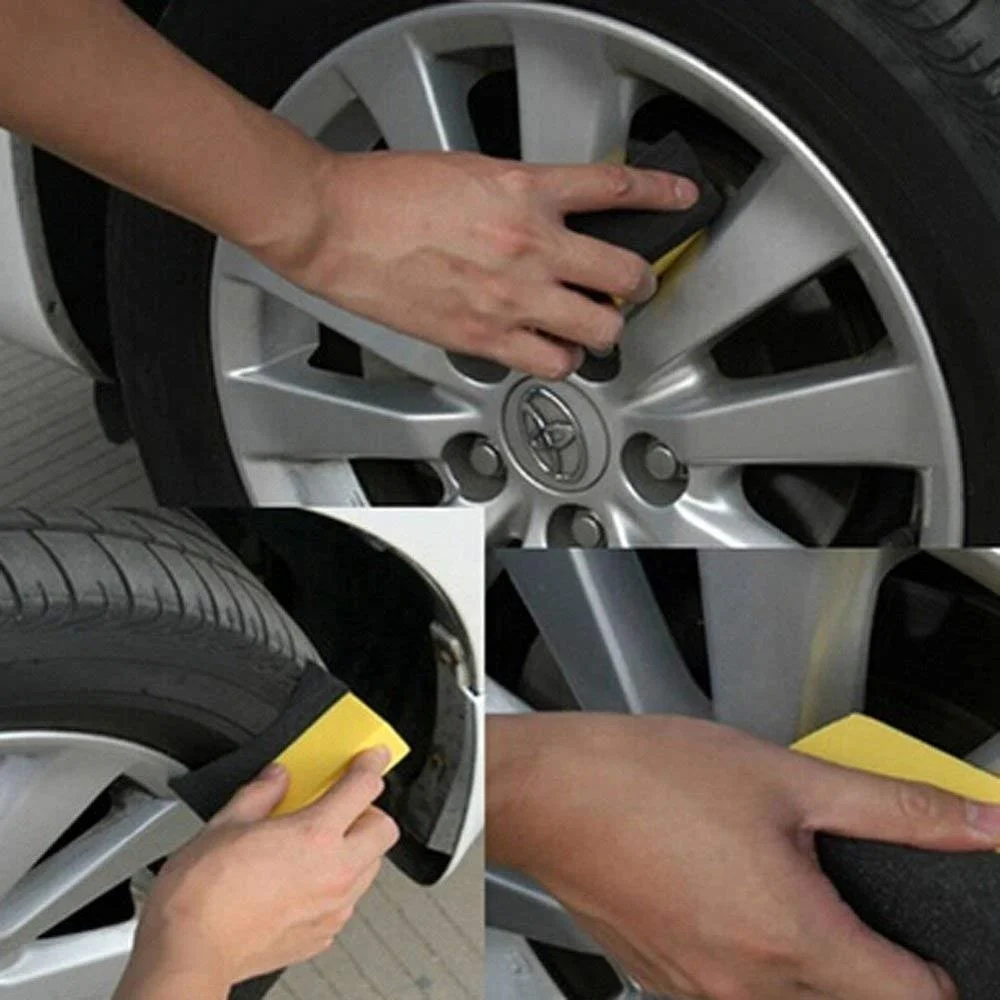 Stocked Foam Tyre Dressing Applicator Car Tyre Brush Sponge