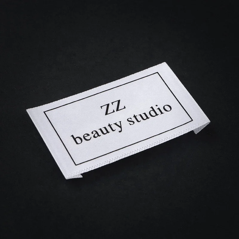 factory promotion  custom clothing woven neck labels for clothing brand guaranteed quality popular satin, printing label