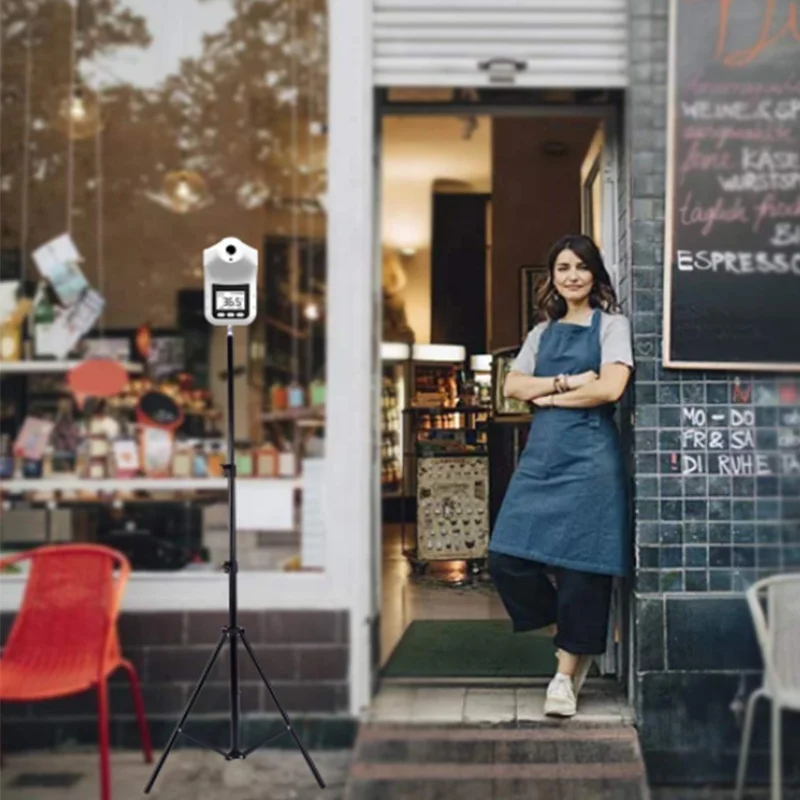 Office thermo meter Body Temperature Scanner Digital Wall Hands Free Wall Mounted Thermo meter