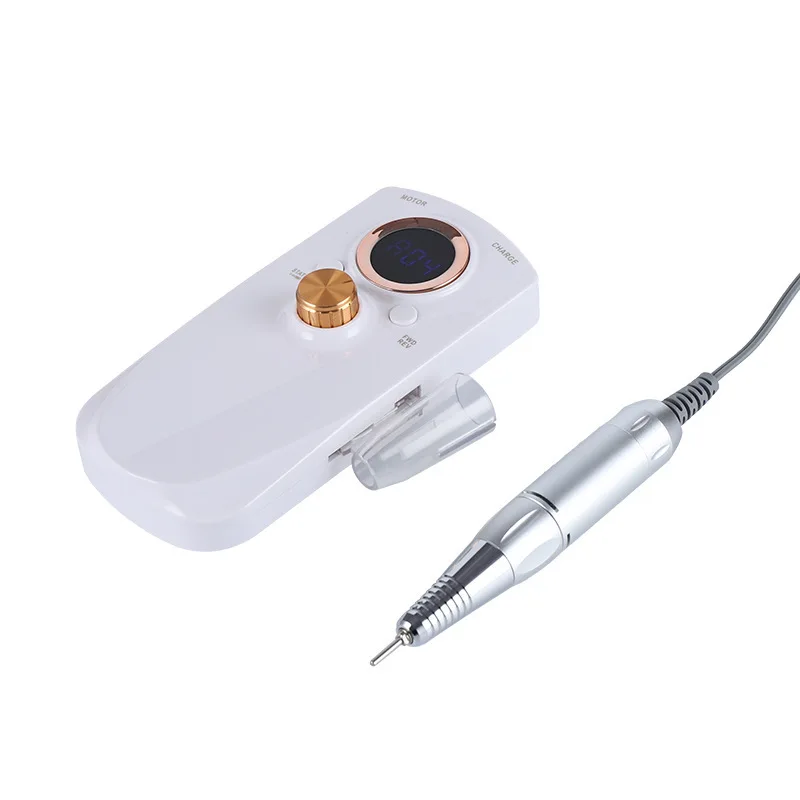 Manicure  Machine Brushless Motor 35000 Rpm Professional Digital Mini Portable Nail Drill