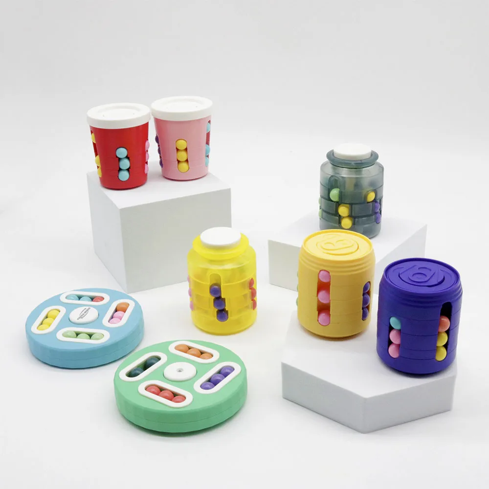 Intelligence Development Magic Beads Kids Puzzle Game Cube Equipment Other Learning Toys Fidget Educational Toys
