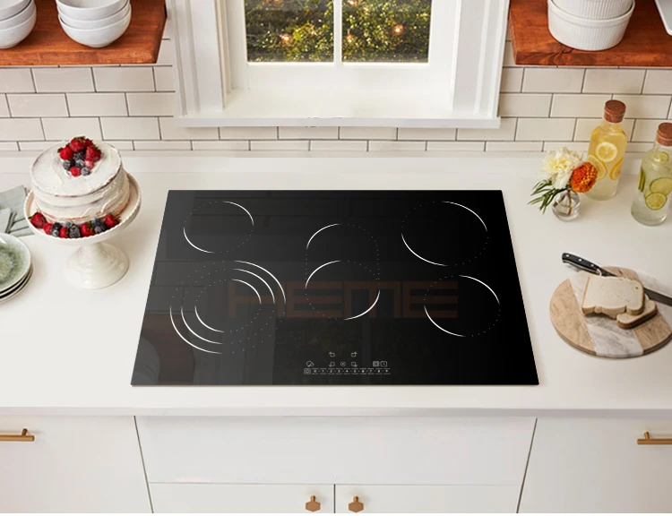 CE Approval Kitchen Appliances New Design Electric 5 Burners Built in Ceramic Cooktops For Cooking