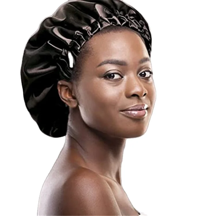 Mutli-color Large Size Adjustable Satin Bonnets And Lace Bands Customized Headdresss