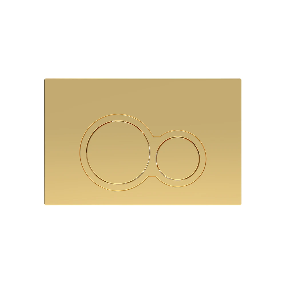 Modern Design Dual Flush Plates Mechanical Pneumatic Push Buttons Option for Toilet Push Buttons