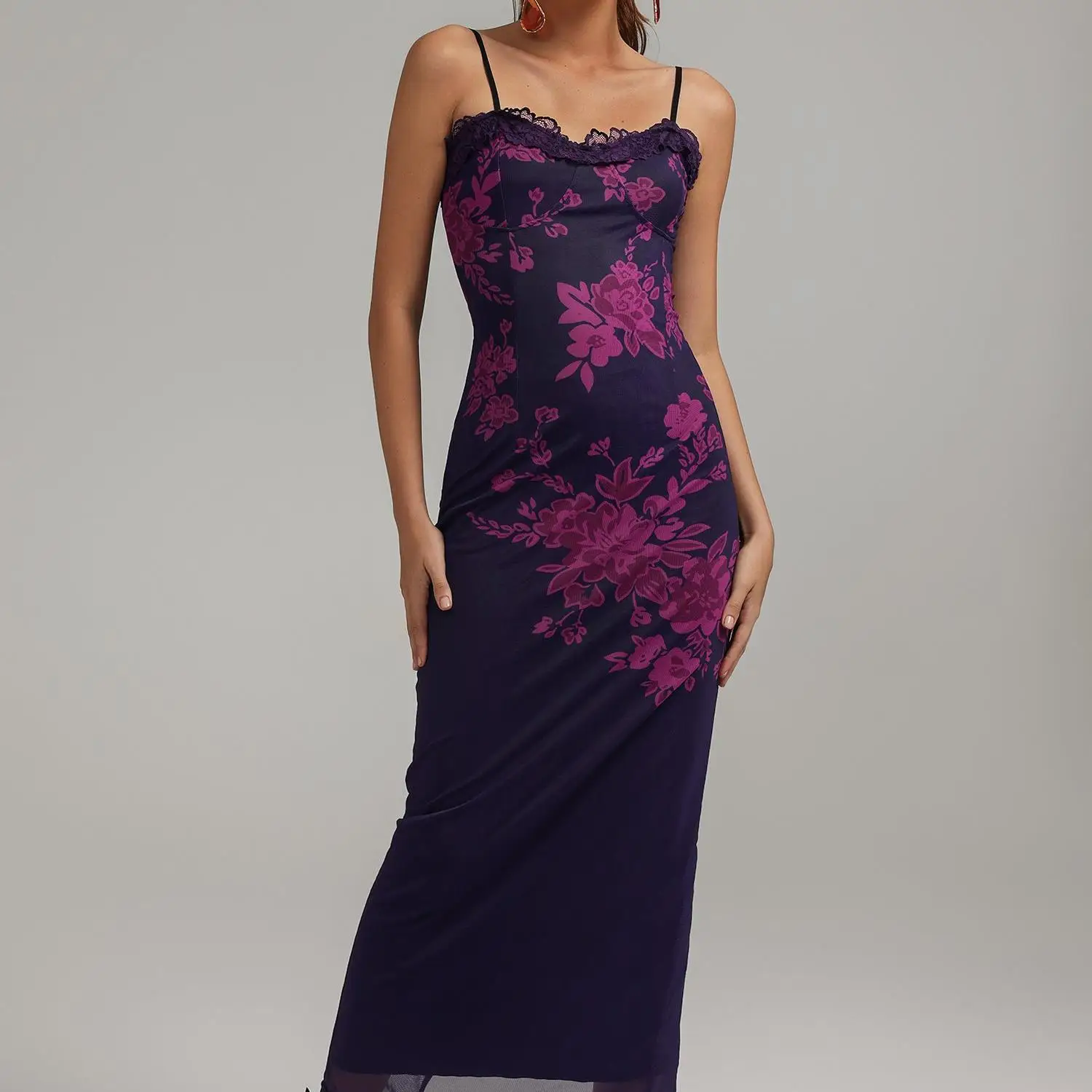 Women Summer Print Casual Ladies Maxi Dress