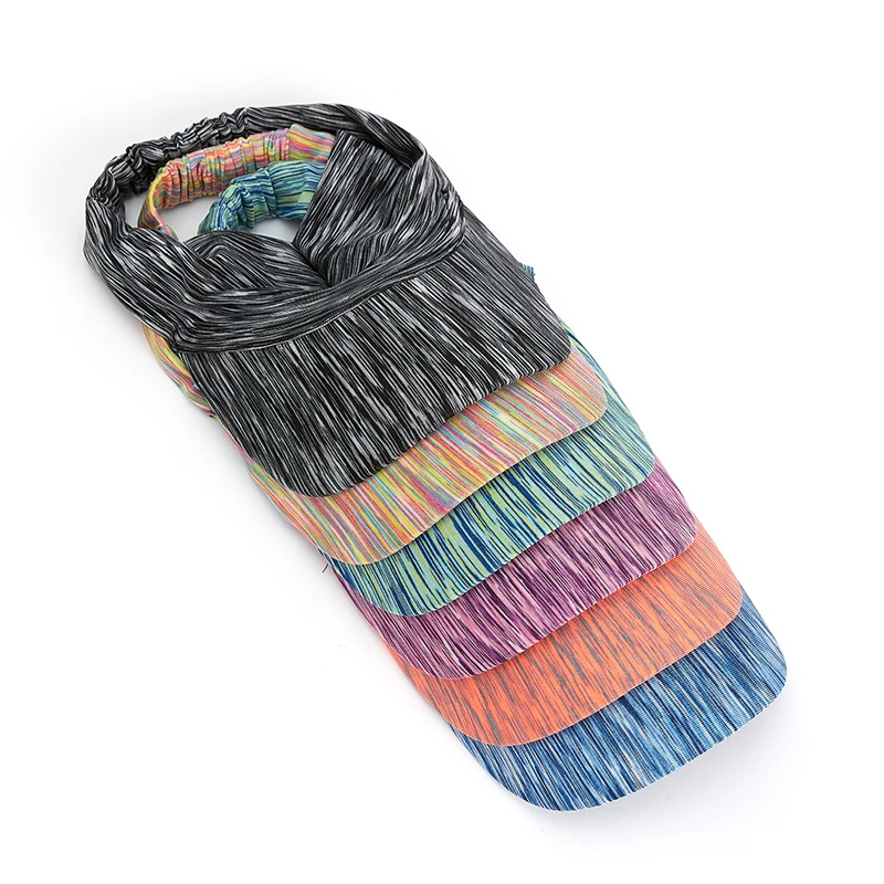 Unisex outdoor colorful breathable uv protect headband baseball cap sports cap hat