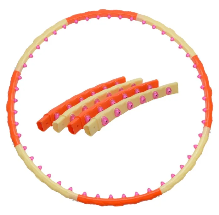 
fitness Hula hoops girl waist massage hoop ring WH002 magnet hula hoops for weight loss 