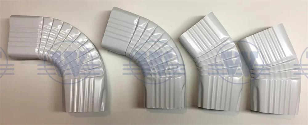 Buy Exhaust Steel Pipe Making Machine Equipment Water Gutter Reducing Expanding Narrowing Integrated Downpipe Forming Machine