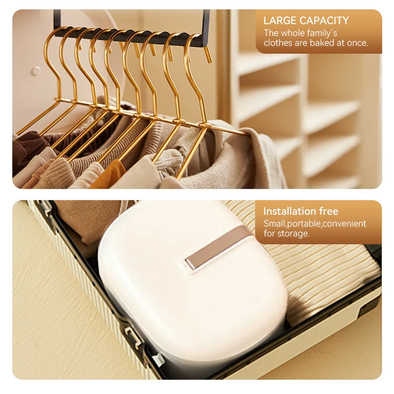 Multifunction PTC heating air dryer machine electric portable dryer clothes compact folding clothes dryer