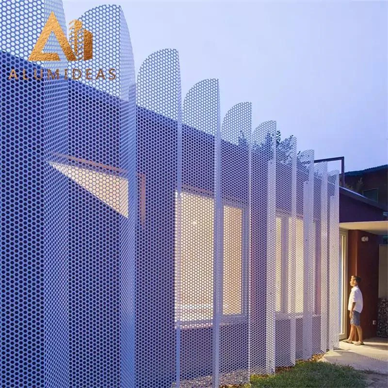 Aluminum Outdoor Perforated Sheet  2mm Thickness For  Wall Cladding Panel